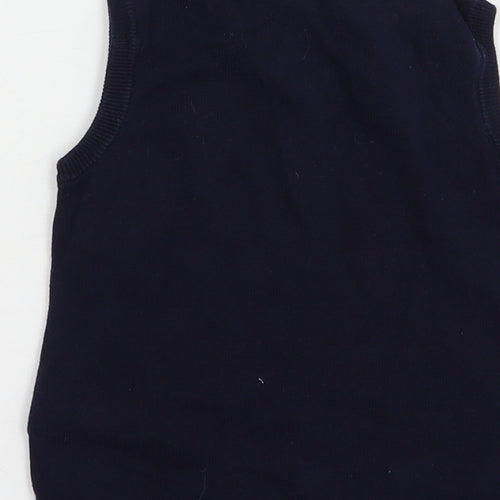 H&M Baby Blue  Cotton Vest Jumper Size 18-24 Months  Pullover