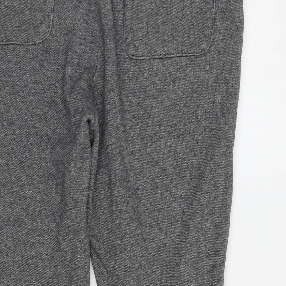 Jack Wills Mens Grey  Cotton Jogger Trousers Size M L29 in Regular Drawstring