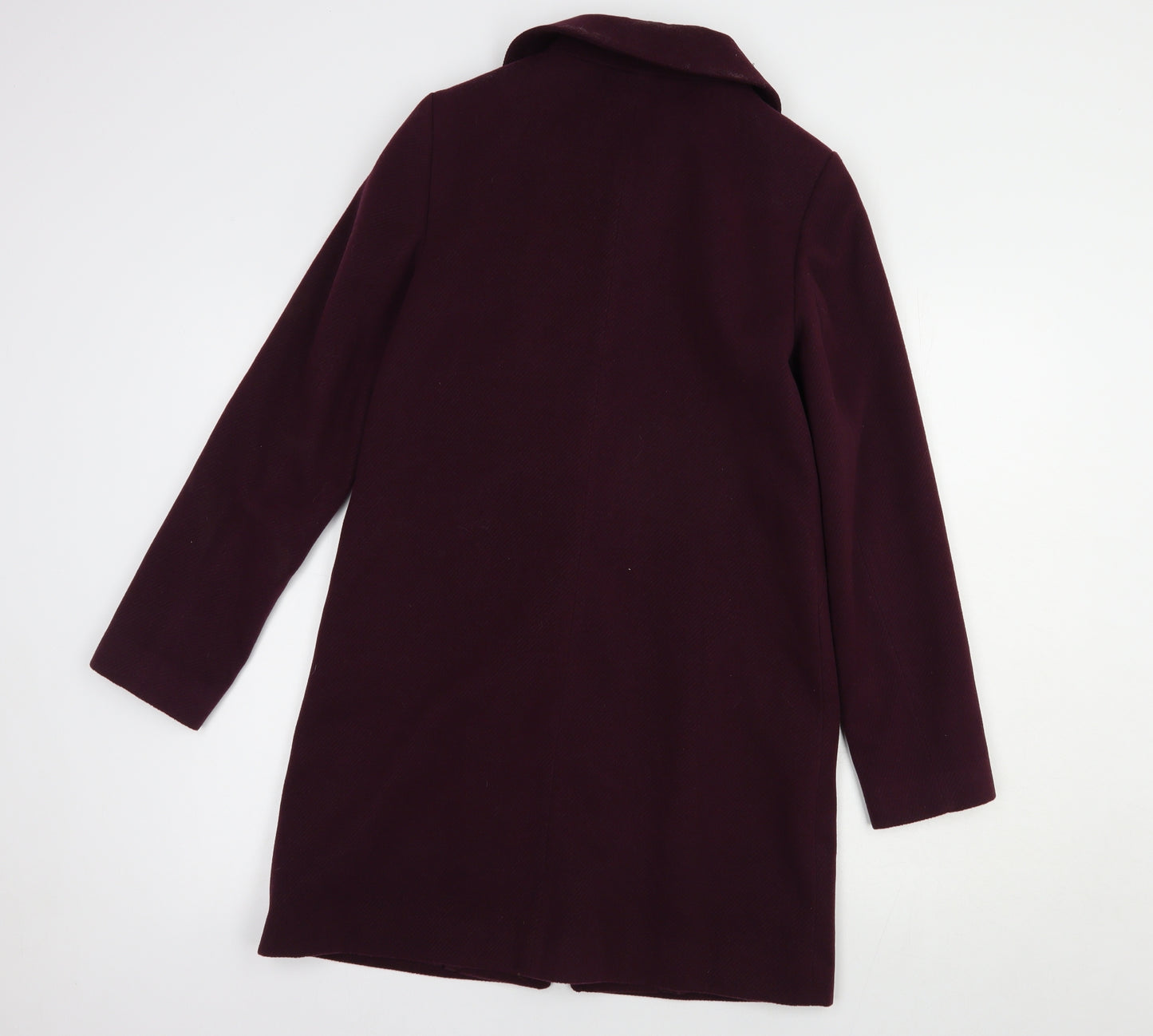 F&F Womens Purple   Biker Coat Size 6  Zip