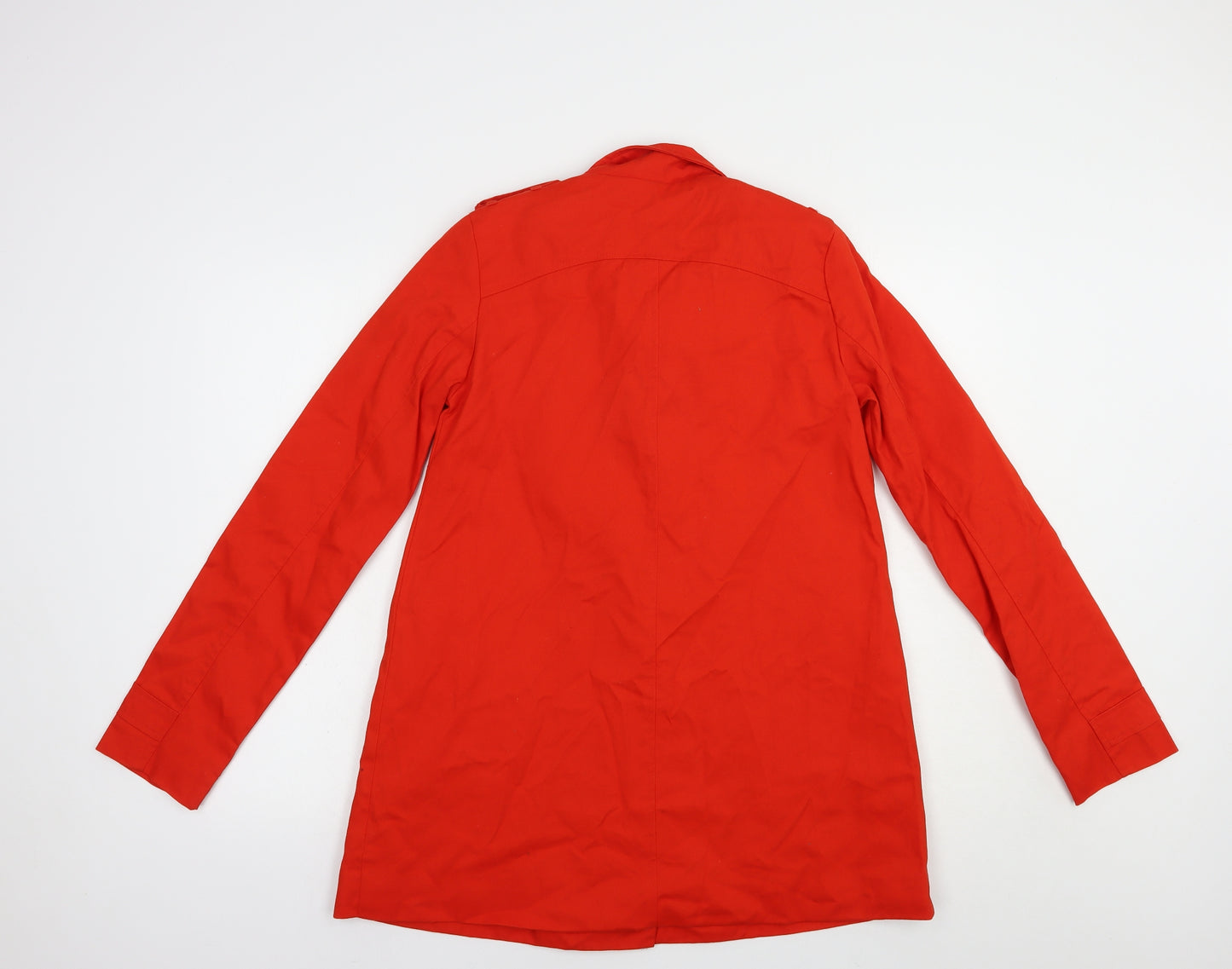 La Redoute Womens Red   Pea Coat Coat Size 6  Button