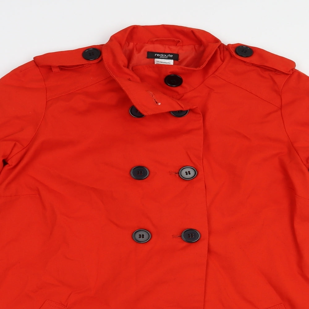 La Redoute Womens Red   Pea Coat Coat Size 6  Button