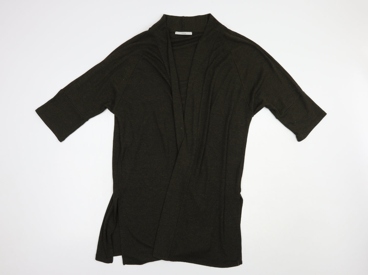 George Womens Green V-Neck  Polyester Cardigan Jumper Size 20