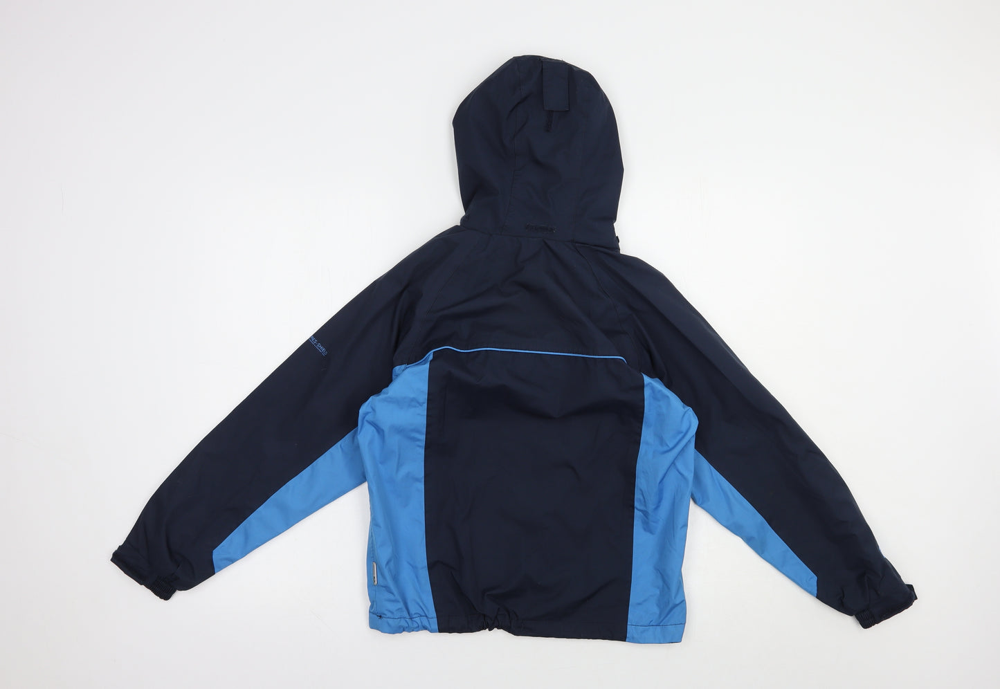 Trespass Boys Blue Colourblock  Windbreaker Jacket Size 9-10 Years  Zip