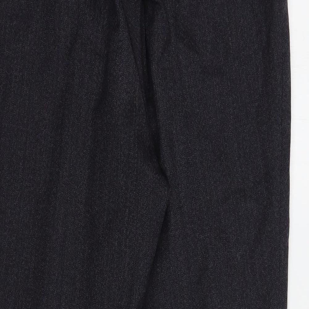 Remus Uomo Mens Blue  Wool Dress Pants Trousers Size 36 in L31 in Regular Button