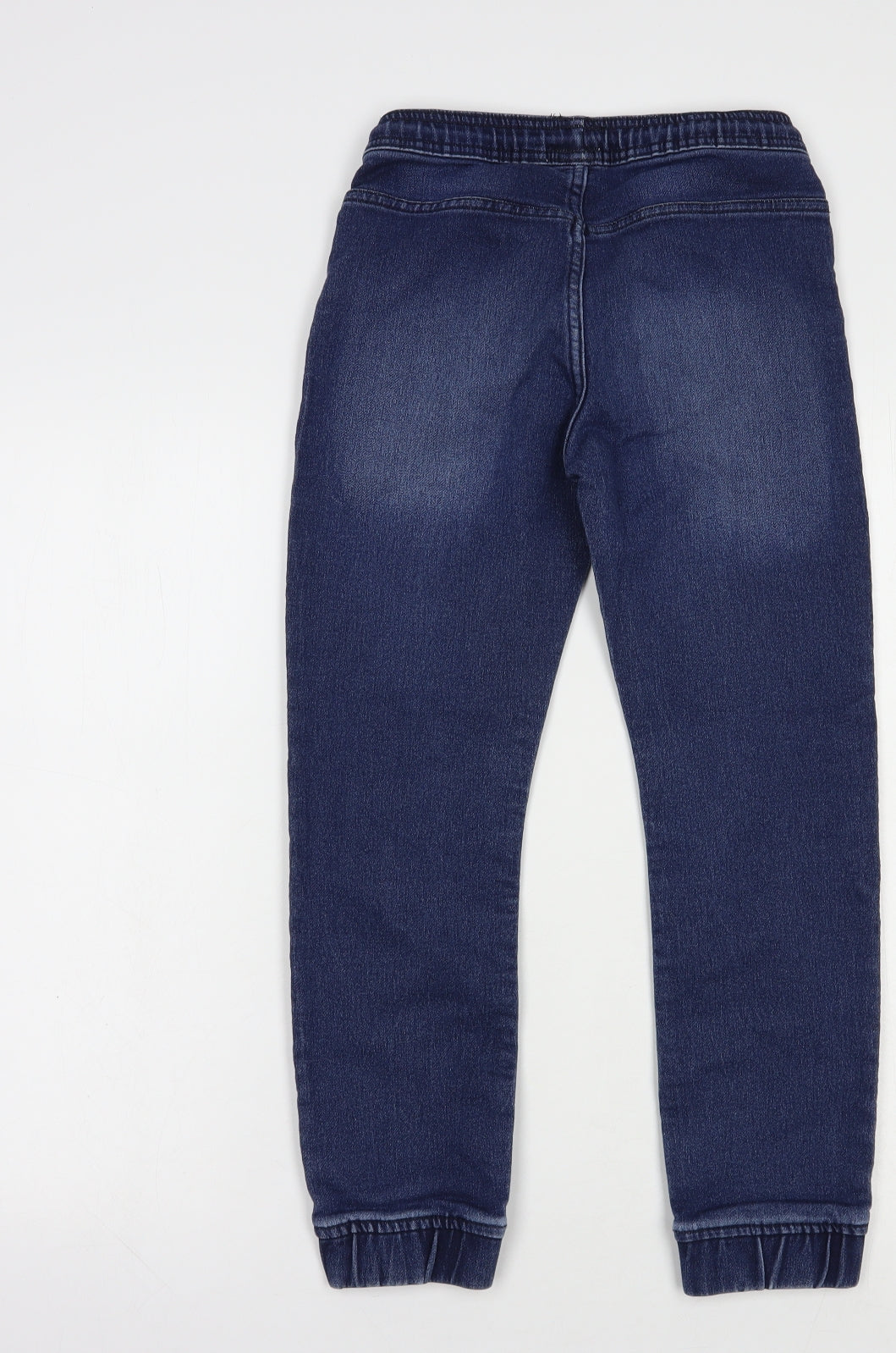 Pepperts Boys Blue  Cotton Tapered Jeans Size 10-11 Years  Regular Drawstring