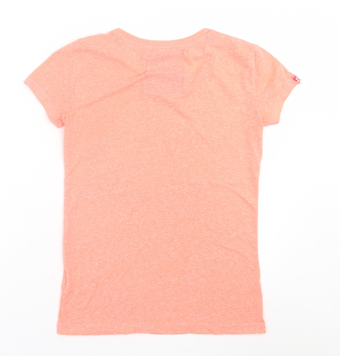 Superdry Mens Pink  Polyester  T-Shirt Size XS Crew Neck