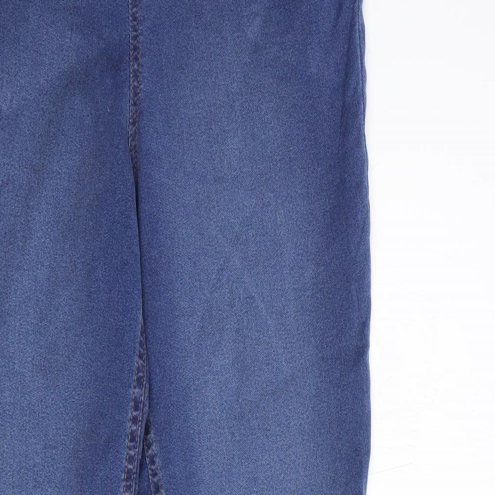 F&F Womens Blue  Cotton Jegging Jeans Size 12 L30 in Regular