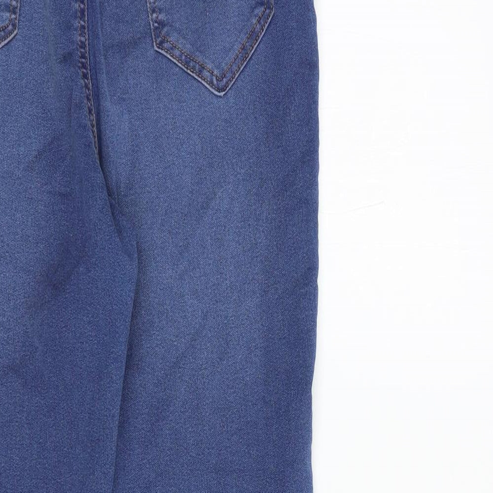 F&F Womens Blue  Cotton Jegging Jeans Size 12 L30 in Regular