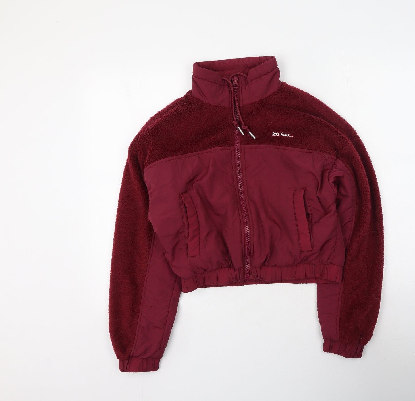 Urban Outfitters Womens Red   Bomber Jacket Coat Size S