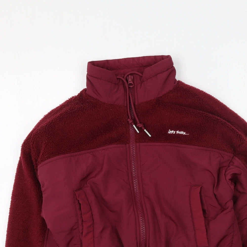Urban Outfitters Womens Red   Bomber Jacket Coat Size S