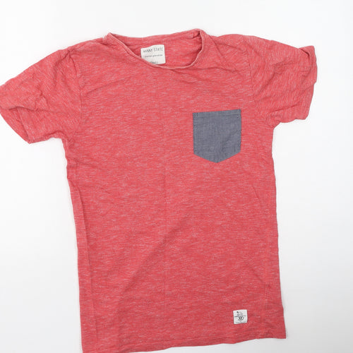Nanny State Womens Multicoloured  Cotton Basic T-Shirt Size XS Round Neck