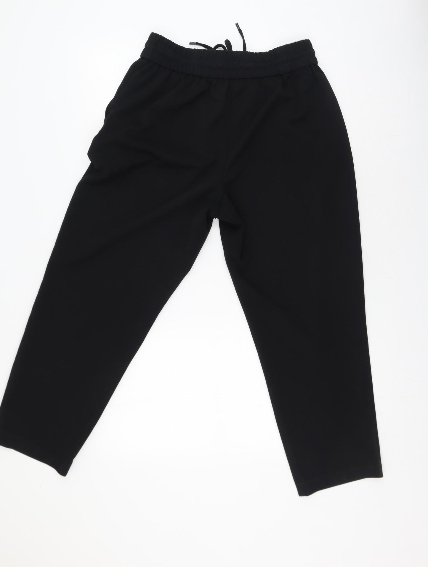 Primark Womens Black  Polyester Jogger Trousers Size 14 L26 in Regular
