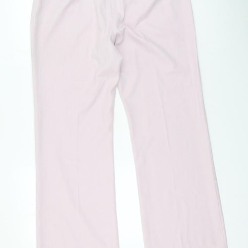 George  Womens Pink  Polyester Trousers  Size 16 L38 in Regular