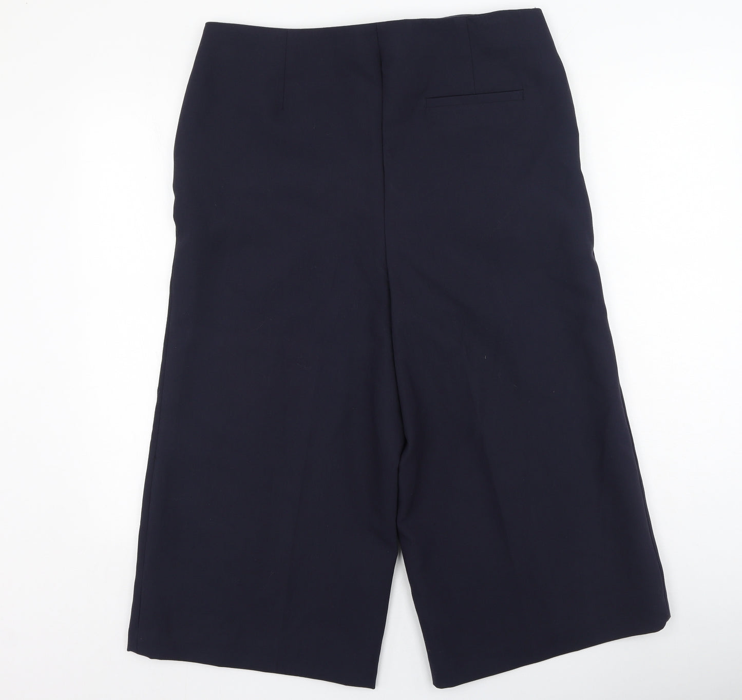 Marks and Spencer Womens Blue  Polyester Trousers  Size 16 L34 in Regular