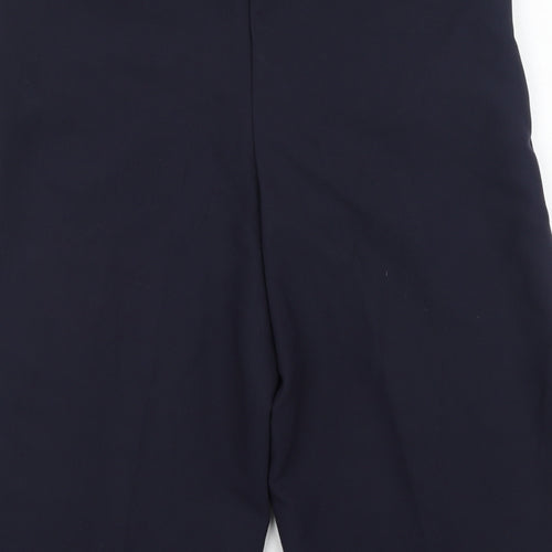 Marks and Spencer Womens Blue  Polyester Trousers  Size 16 L34 in Regular
