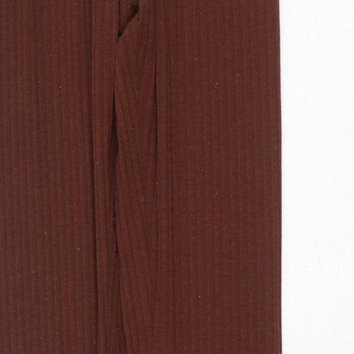 New look  Womens Brown  Polyester Jegging Trousers Size 8 L32 in Regular