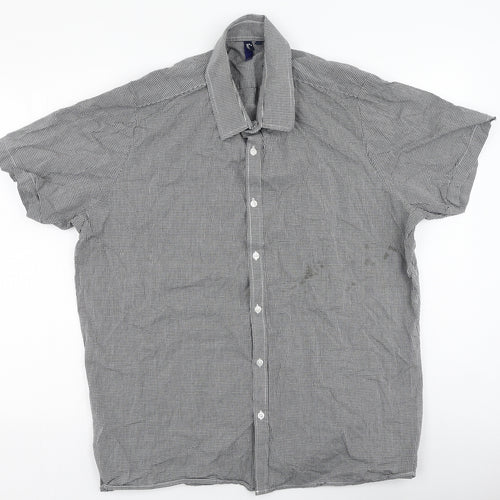 Premier Mens Multicoloured Check Cotton  Polo Size XL Collared