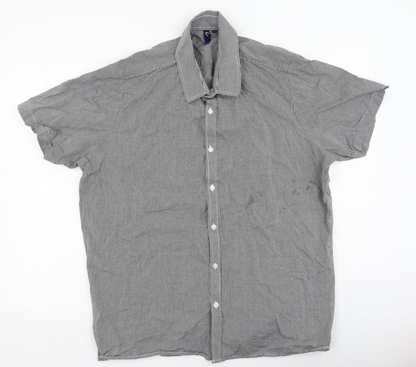 Premier Mens Multicoloured Check Cotton  Polo Size XL Collared