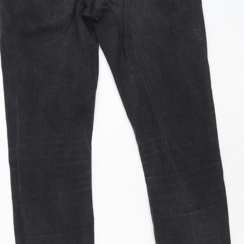 Denim & Co. Womens Grey  Cotton Skinny Jeans Size 14 L28 in Regular