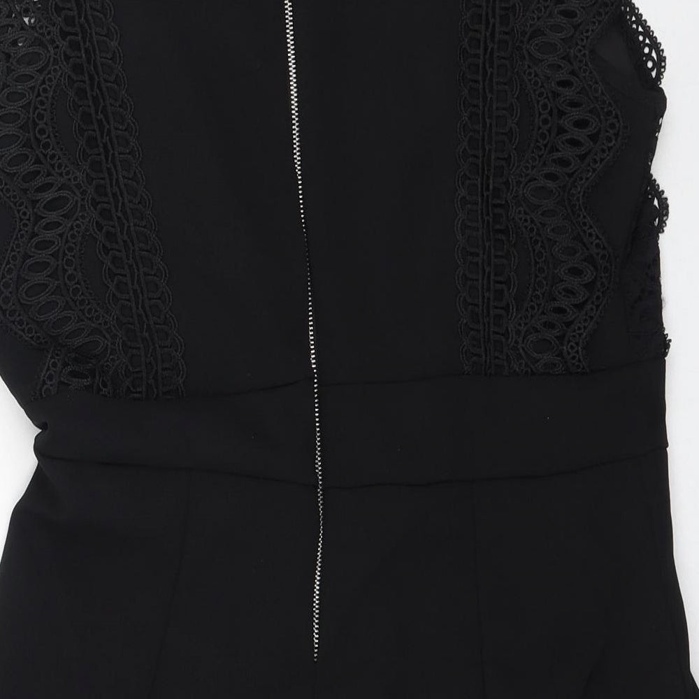 Cameo Rose  Womens Black  Polyester Playsuit One-Piece Size 12 L4 in