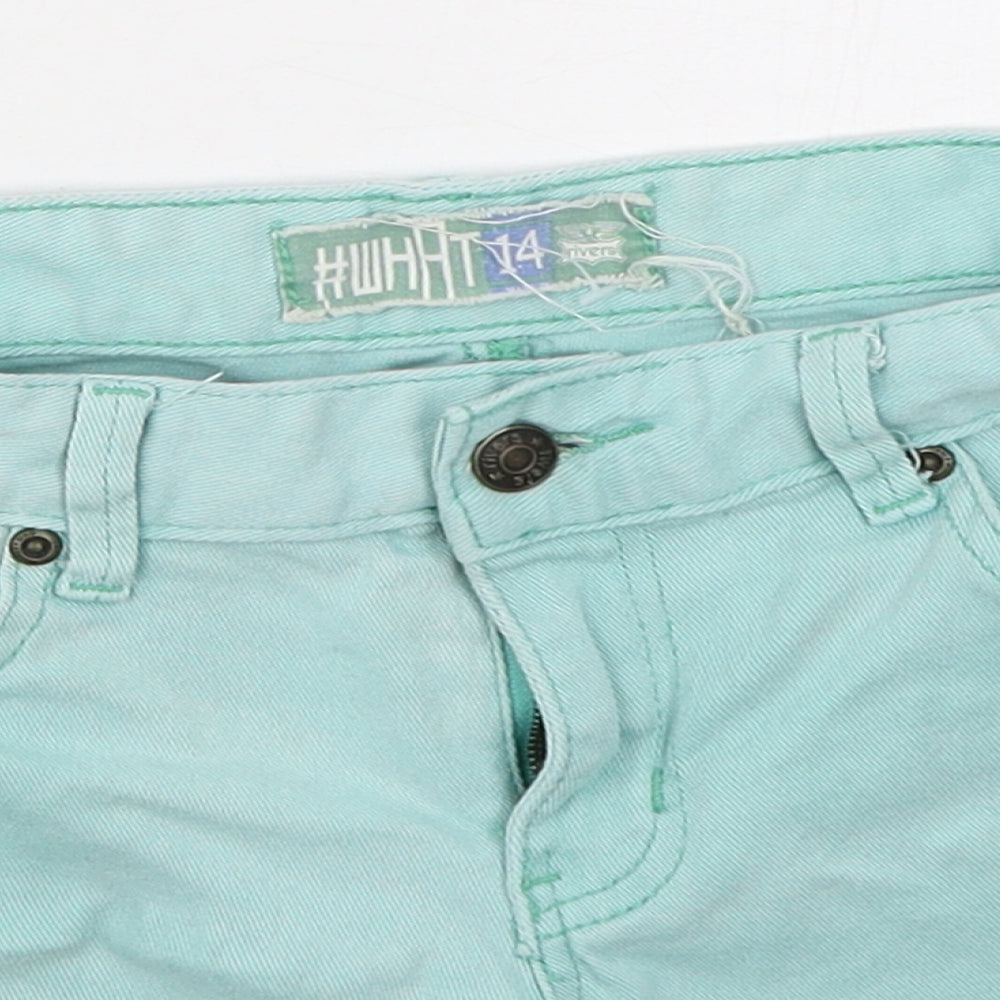 Rivers Girls Blue  Cotton Hot Pants Shorts Size 14 Years  Regular