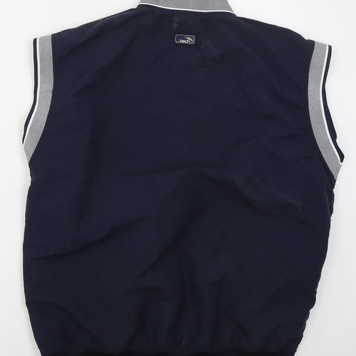 Donnay Mens Blue  Polyester Vest Sweatshirt Size XL