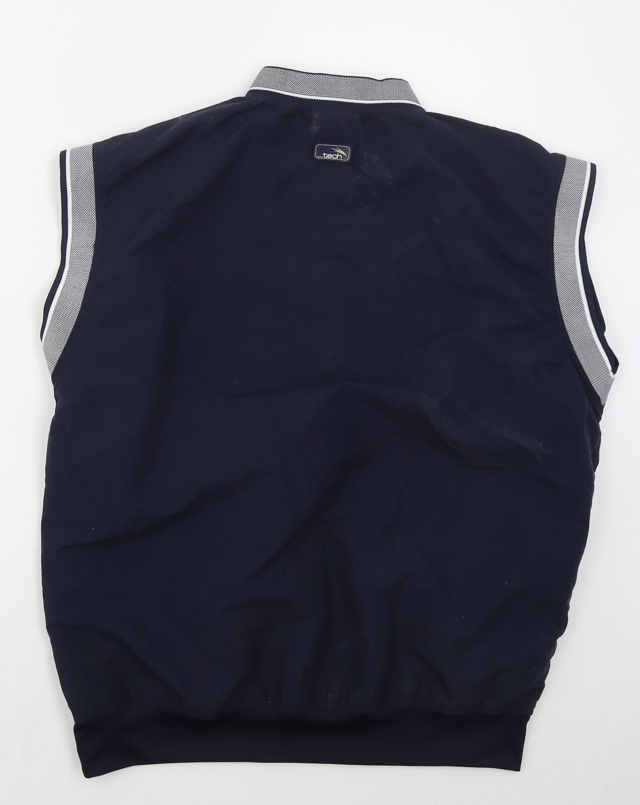 Donnay Mens Blue  Polyester Vest Sweatshirt Size XL