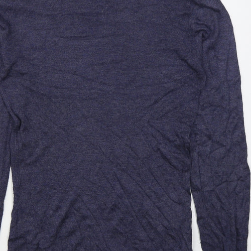 Atmosphere Womens Blue Roll Neck  Viscose Pullover Jumper Size 12