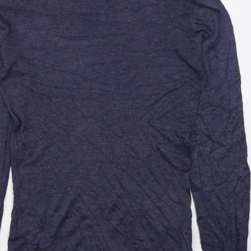 Atmosphere Womens Blue Roll Neck  Viscose Pullover Jumper Size 12