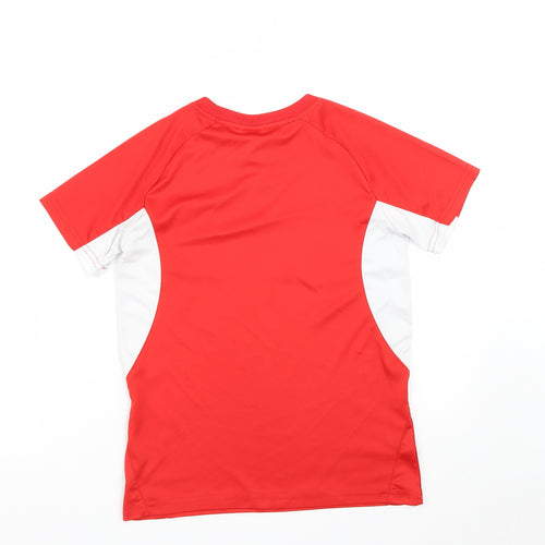 Liverpool FC Boys Red  Polyester Basic T-Shirt Size 9-10 Years Round Neck  - Liverpool Football Club