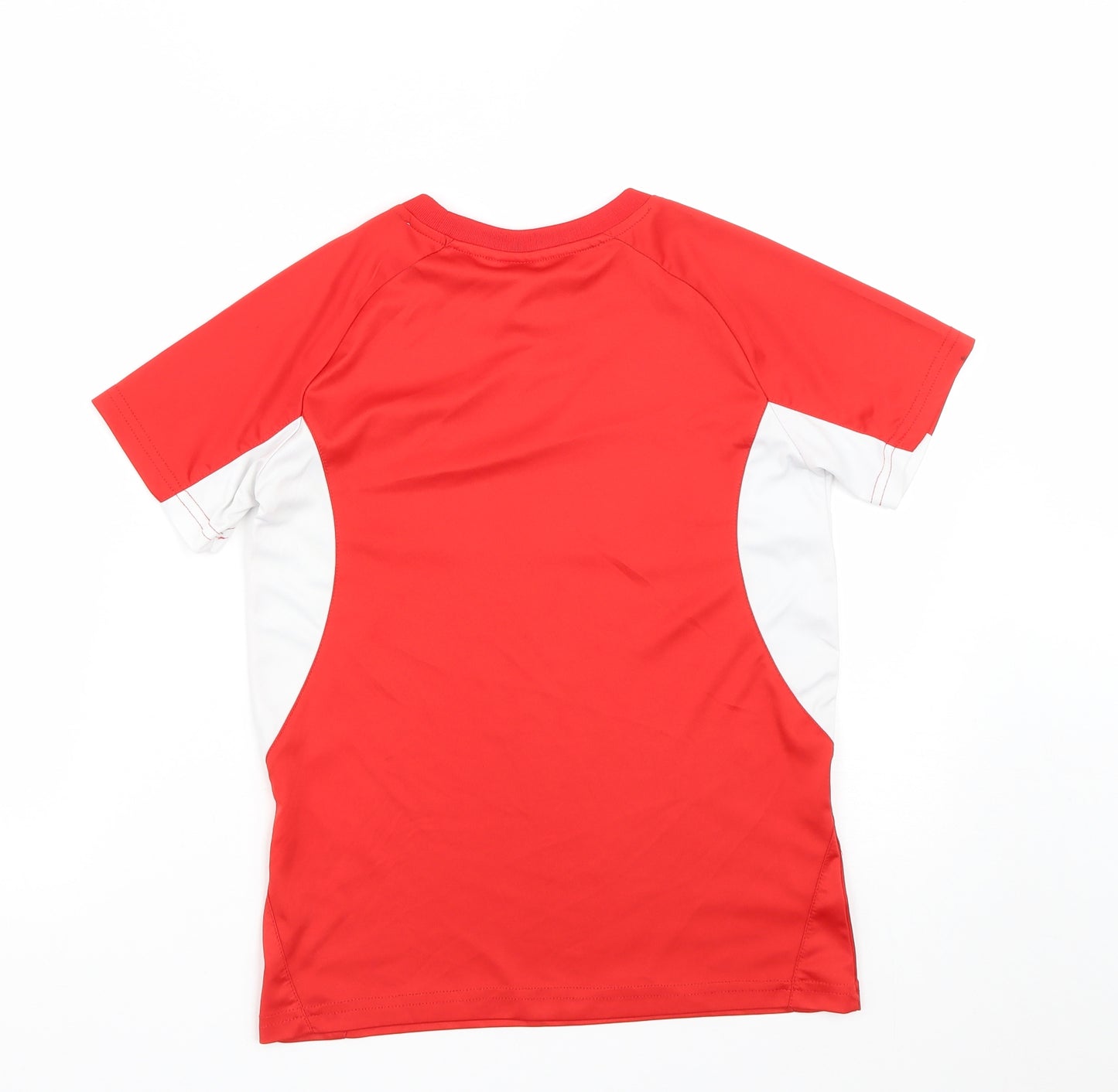 Liverpool FC Boys Red  Polyester Basic T-Shirt Size 9-10 Years Round Neck  - Liverpool Football Club