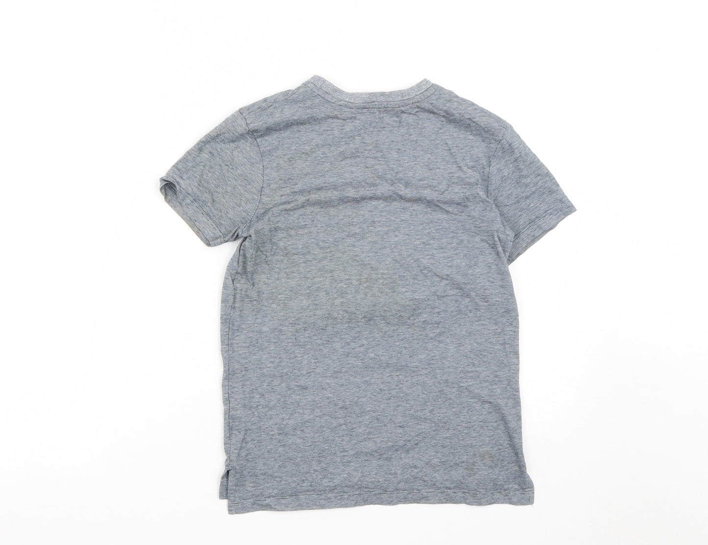 George Boys Grey  Cotton Basic T-Shirt Size 9-10 Years Round Neck