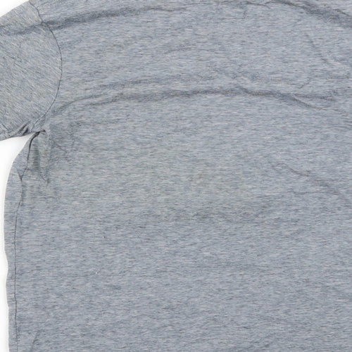 George Boys Grey  Cotton Basic T-Shirt Size 9-10 Years Round Neck