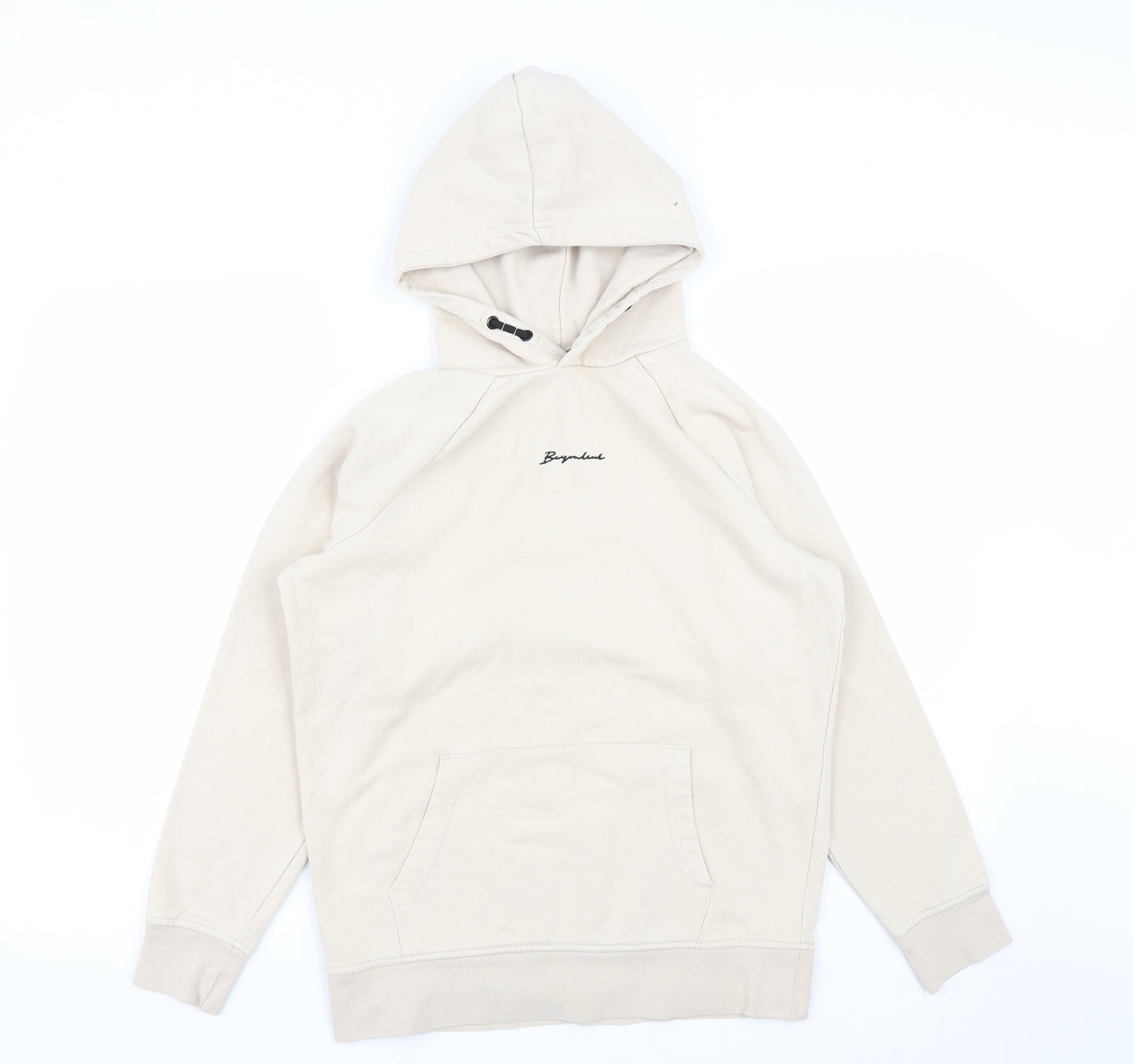 George Boys Beige  Cotton Pullover Hoodie Size 12-13 Years