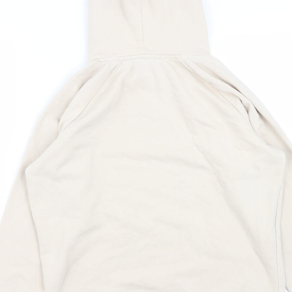 George Boys Beige  Cotton Pullover Hoodie Size 12-13 Years