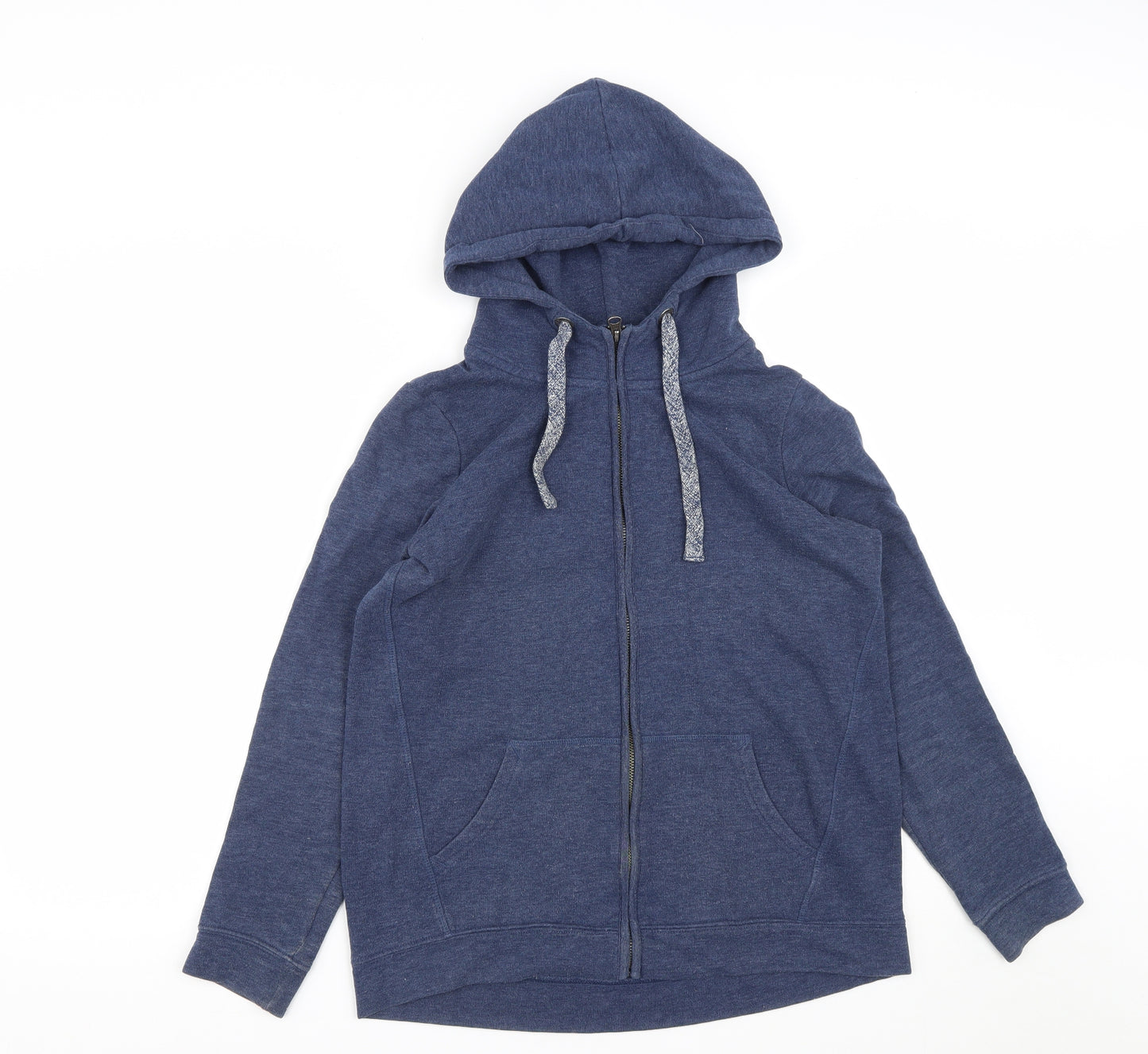 NEXT Womens Blue  Cotton Full Zip Hoodie Size 8  Zip