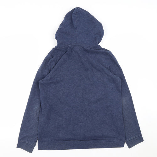 NEXT Womens Blue  Cotton Full Zip Hoodie Size 8  Zip