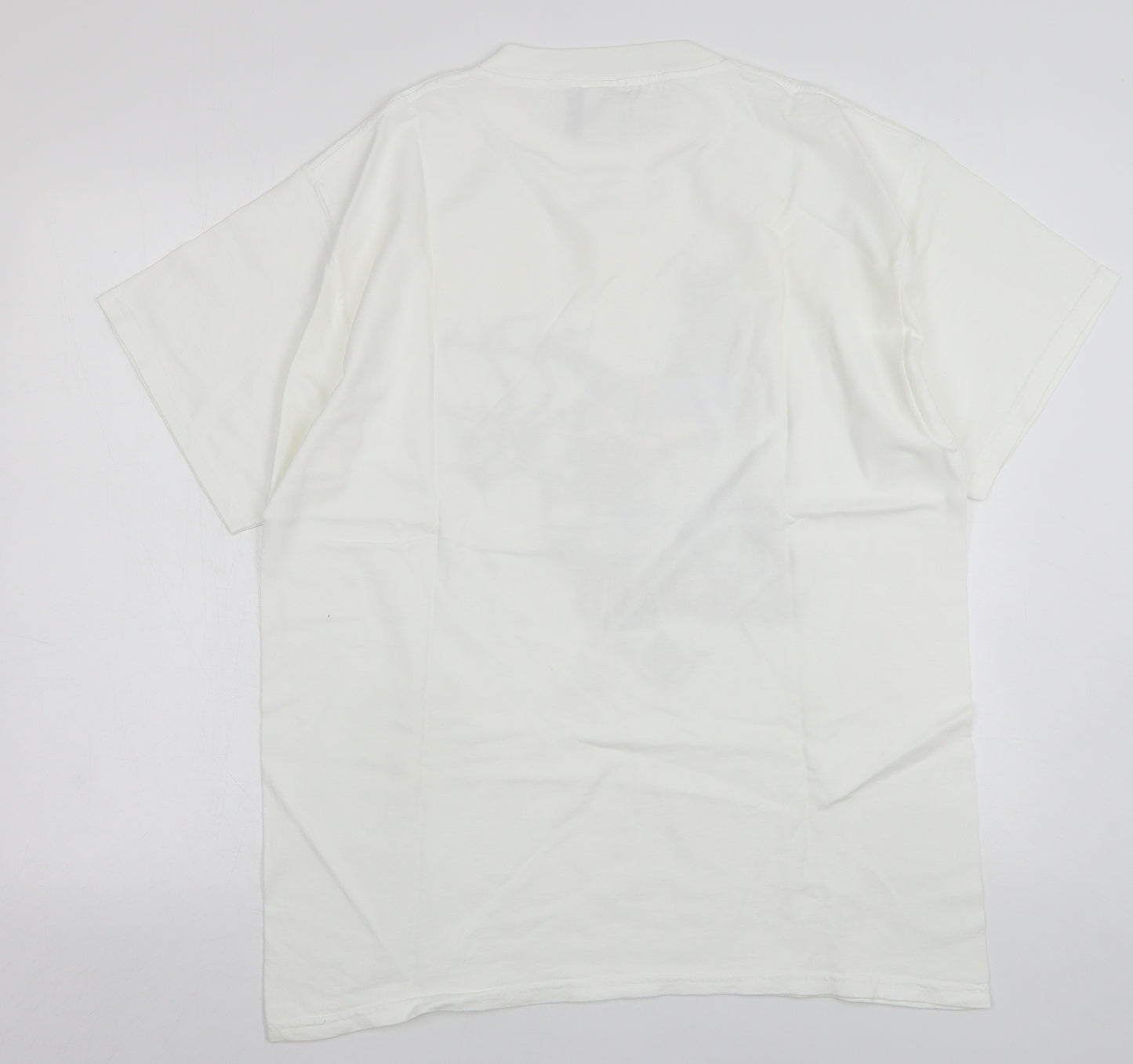 Princess Cruises Mens White  Cotton  T-Shirt Size L Round Neck  - Seward Alaska