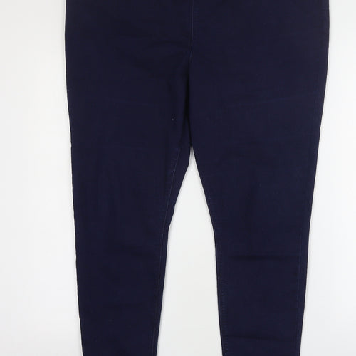Papaya Womens Blue  Cotton Jegging Jeans Size 18 L29 in Regular