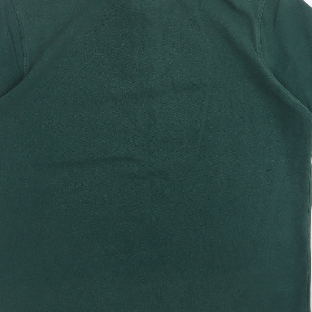 Jack and Jones Mens Green  Cotton  Polo Size XL Collared