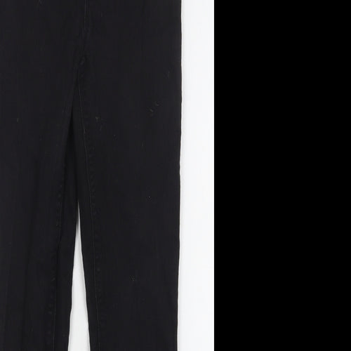 Matalan Womens Black  Cotton Jegging Jeans Size 8 L26 in Regular