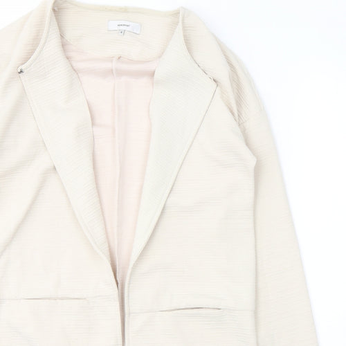 Soyaconcept Womens Beige V-Neck  Polyester Cardigan Jumper Size S