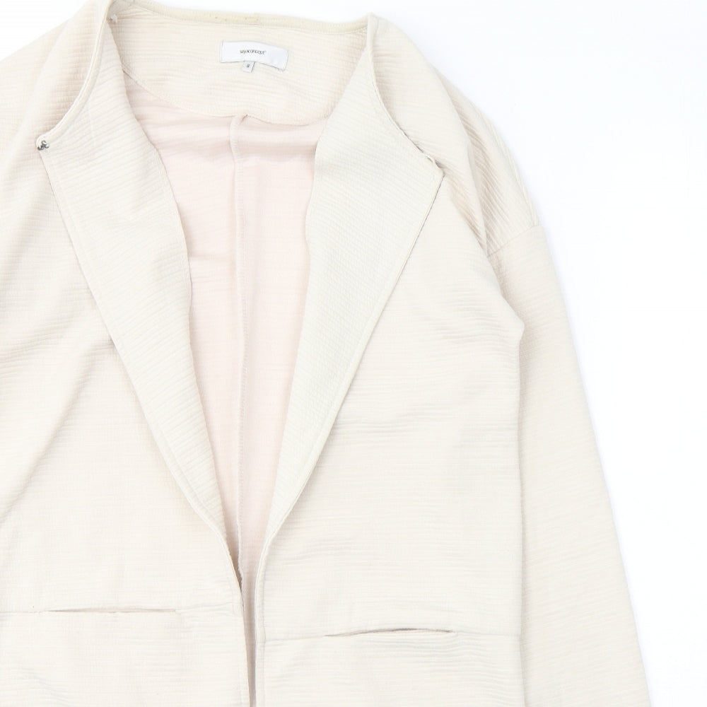 Soyaconcept Womens Beige V-Neck  Polyester Cardigan Jumper Size S