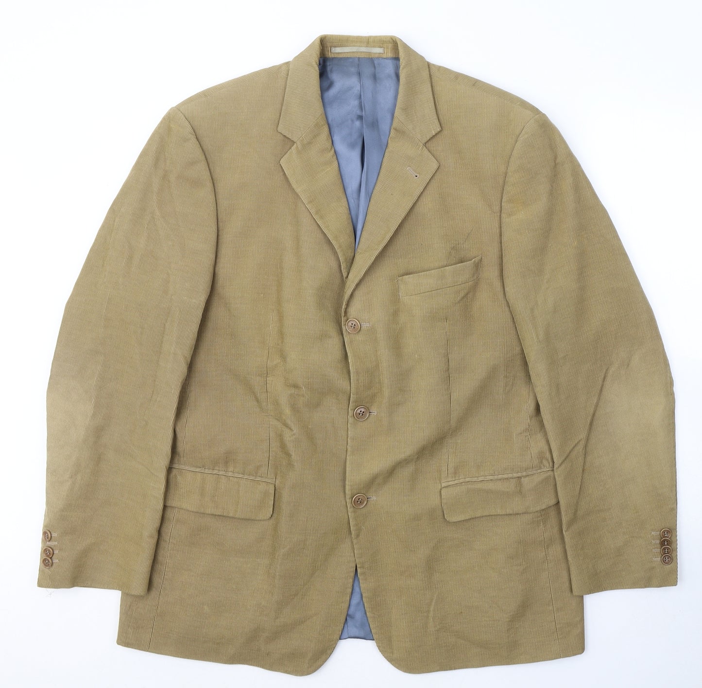 Racing Green Mens Brown  Cotton Jacket Suit Jacket Size 54