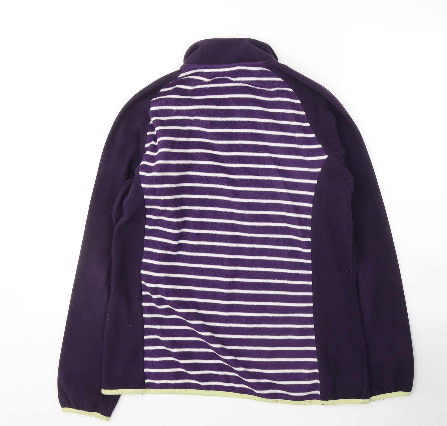Craghoppers Womens Purple Striped Polyester Pullover Sweatshirt Size 14  Pullover