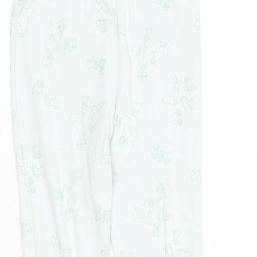 George Baby Green Geometric Cotton Jogger Leggings Size 12-18 Months   - Disney
