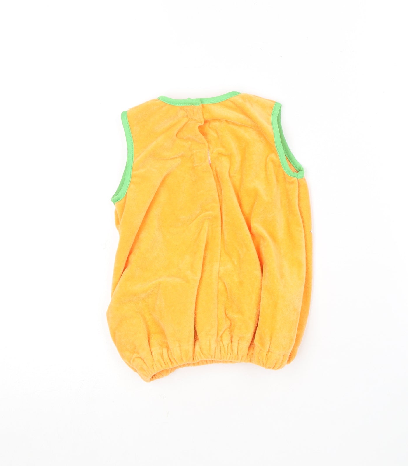Morrisons Baby Orange  Polyester Basic T-Shirt Size 12-18 Months Round Neck  - Pumpkin Costume