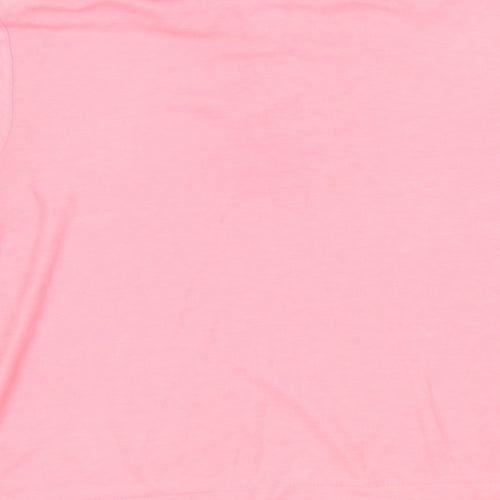 Littlewoods Womens Pink  Polyester Basic Polo Size 16 Collared