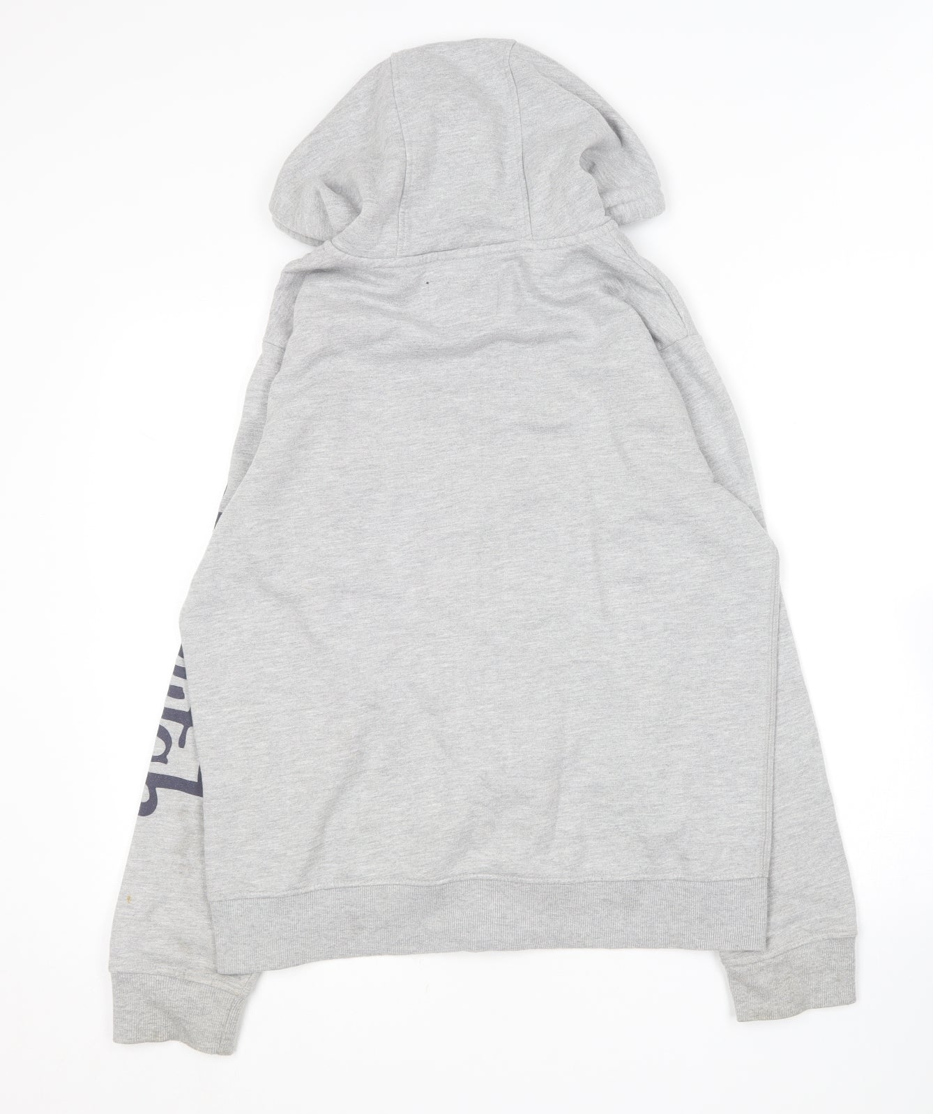 Von Dutch Mens Grey  Cotton Full Zip Hoodie Size L