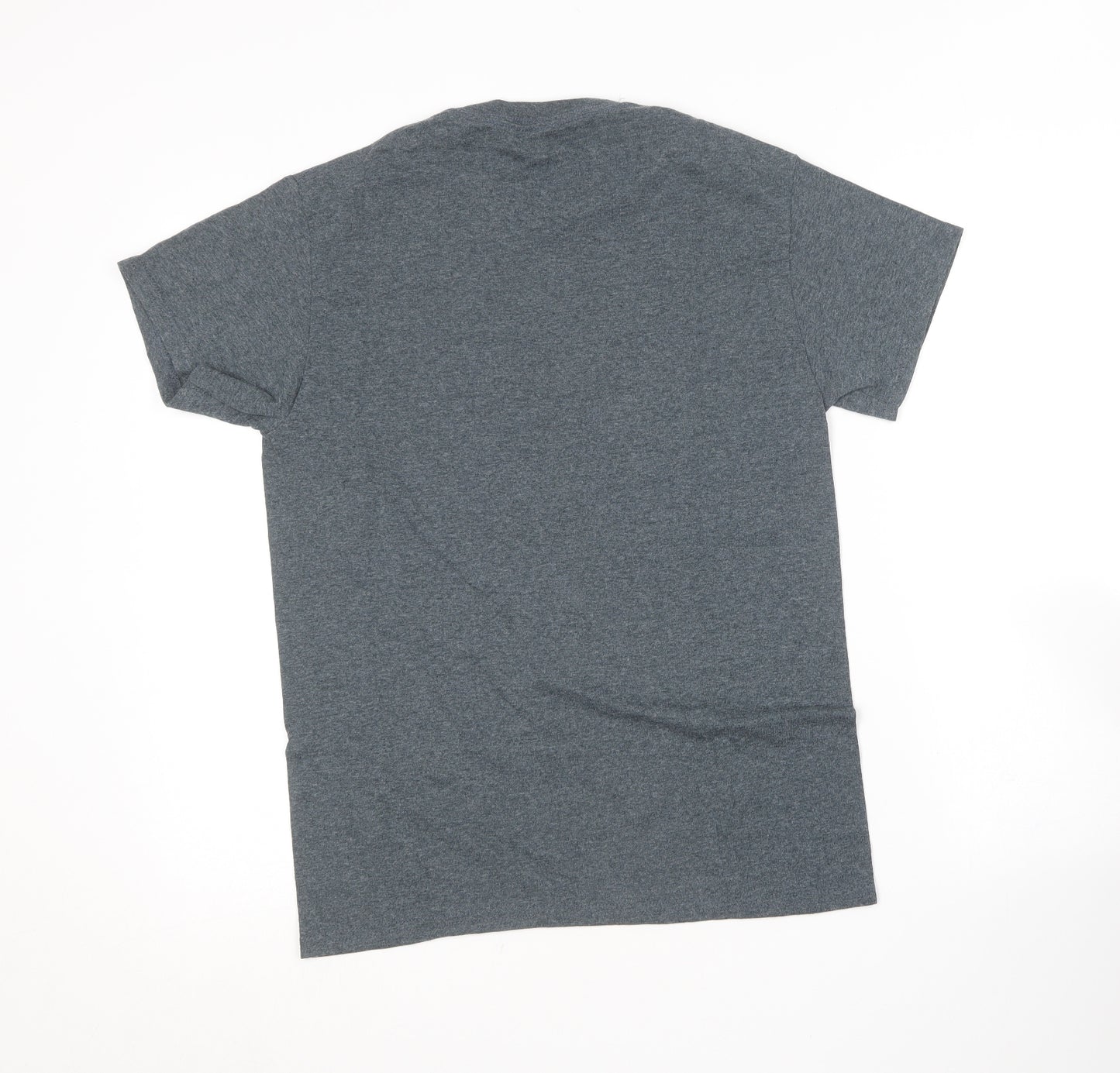 Gildan Mens Blue  Cotton  T-Shirt Size S Round Neck  - Canada